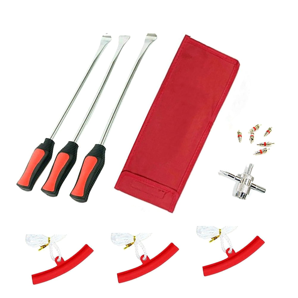 Uposao Tire Lever Tool Steel Rim Protector Tire Spoon Tool Set