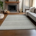 thumbnail image 6 of Addison Rugs Mayfield Washable Transitional Stripes Ivory Rectangle Rug, 2'6" x 3'10", 6 of 6