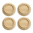 thumbnail image 1 of 4 piezas de protectores de suelo para ruedas de piano, multifuncionales, profesionales y prácticos. madera, 1 of 9