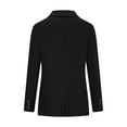 thumbnail image 5 of Dgankt Blazers for Women Casual Suit Jacket Long Sleeved Oversized Front Open Front Business Lapel Button office Blazer,Size S-3XL, 5 of 8