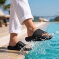 thumbnail image 7 of Ecetana Pillow Slippers for Women Non Slip Shower Slides Bathroom Sandals, 7 of 7