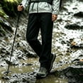 thumbnail image 3 of HAiming Plus Size Hiking Pants for Women Waterproof Elastic Waist Loose Casual Pants Vacation Athletic Workout Pants, 3 of 7