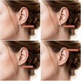 thumbnail image 5 of 3 pares de aretes de aro pequeños | Pendientes de cartílago para mujer | Aro de oro de 14k BANYUO Hogar, 5 of 5