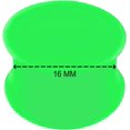 2PCS Silicone Green 5/8 inch 16mm Double Flared Saddle For Stretcher