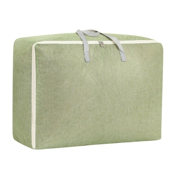 HomeDM Comforter Storage Bags, Moving Comforter Blanket Storage Bags Closet Organizers and Storage Containers for Clothes with Strong Handles&Zippers for Bedding Pillow