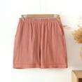 thumbnail image 2 of Women Pajama Shorts Casual Comfy Lounge Bottom with Pockets Sleepwear Pj Bottoms Sleep Shorts for Women, 2 of 3