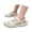 Beige, variant on Ticikt Arch Support Clogs Mens Womens Garden Shoes Lightweight Outdoor Beach Slippers Recovery Sandals with Removable Thick Insoles