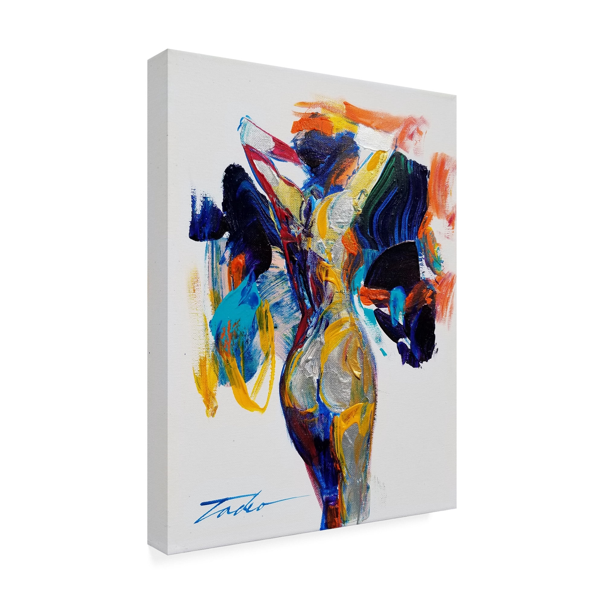 Trademark Fine Art 'Figure Study Ii' Canvas Art by Tadeo Zavaleta