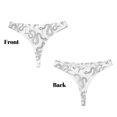 thumbnail image 3 of Balery Hand Drawn Snake Tangas de Algodón para Mujer con Estampado – Ropa Interior Sexy, Transpirable, G-string-Large, 3 of 6