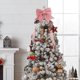 thumbnail image 1 of Lazo de Algodón Perlado Dorado Navideño | Adorno Navideño Diy para Árbol de Navidad | Caja de Regalo con Colgante | Rosa | 20 X 17 Cm | 1 Unidad, 1 of 6