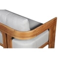 thumbnail image 5 of Paradiso Outdoor Solid Teak Wood Sofa - Light Gray Fabric, 5 of 5