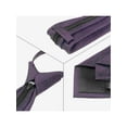 thumbnail image 3 of INSPIRE CHIC Men's Pre-Tied Neckties Texture Adjustable Zipper Ties for Business Formal Dark Purple One Size, 3 of 4