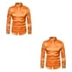 thumbnail image 2 of Camisa transpirable Sonducket para hombre - Satén - Manga larga - Naranja - M - METRO 2Conjunto, 2 of 6