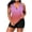 Watermelon Red, variant on Bixock Bathing Suits for Women,Tankini Swimsuits for Women,Swimsuits for Women Plus Size Solid Color Set Neck Adjustable Strap Top with Chest Pad Swimsuits