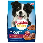Kibbles 'n Bits Savory Bacon & Steak Flavor Dry Dog Food, 3.5 lb. Bag