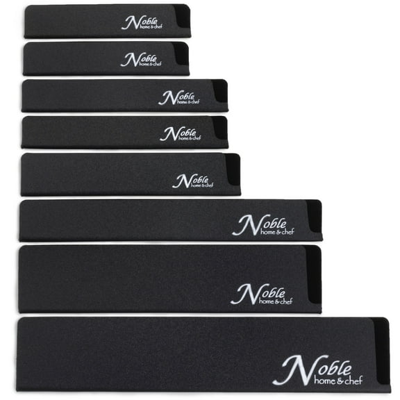 8-Piece Universal Knife Guards are Felt Lined, More Durable, BPA-Free, Gentle on Blades, and Long-Lasting. Noble Home & Chef Knives Covers Are Non-Toxic and Abrasion Resistant! (Knives Not Included)
