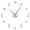 Silver,27inch, variant on Frameless Theory of Human Evolution 3D DIY Wall Art Clock Simple Self Adhesive Acylic Mirrors Surface Big Needles Clock Watch(Black,27inch)