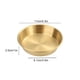 thumbnail image 3 of Yuarrent Juego de platos para servir condimentos de acero inoxidable pulido con espejo dorado, vajilla y alambre especiales para comidas Cocina y Comedor 11cm (oro), 3 of 6