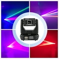 thumbnail image 6 of Toolven Moving Head LED Light with Laser Effect, 180° Horizontal and 270° Vertical Scanning, 6W RGB Lasers, DMX Control for Stage and Party Use, 6 of 7