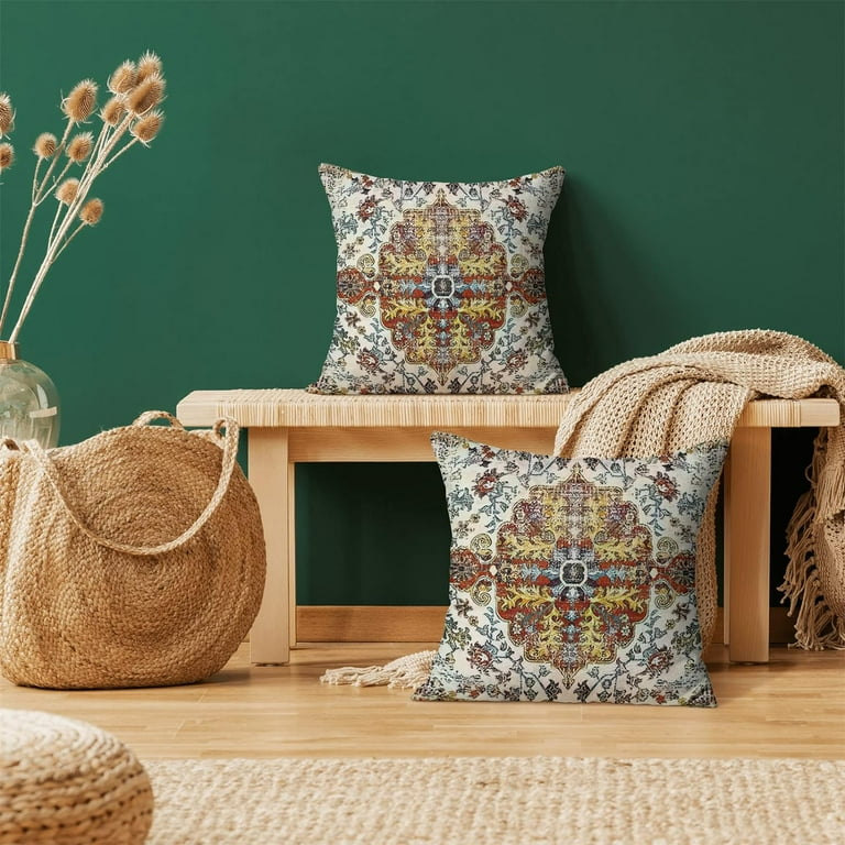 Boho pillow covers 18x18 hotsell