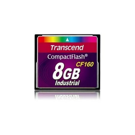 Transcend CF160 Industrial - Flash memory card - 8 GB - 160x - CompactFlash