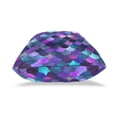 thumbnail image 4 of Purple Blue Mermaid Scales Throw Pillow Covers Pillowcases 20 x 20 Inch Home Decor 2 Packs for Bedroom Sofa, 4 of 6