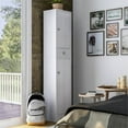 thumbnail image 6 of Furniture of America Astro Contemporary Wood 1-Drawer Pantry in White Oak, 6 of 12