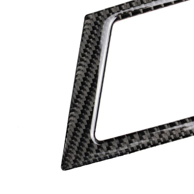 Pegatinas De Marco De Salida De Aire Acondicionado Central De Fibra De Carbono Para Automóvil Accesorios Para Automóviles Cubiertas Impermeables Resistentes Al Desgaste Para Automóviles Compatible Methold VI011265-00