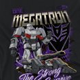 thumbnail image 2 of TRANSFORMERS ONE Megatron Racing Women's Loose T-Shirt, Black, Large, 2 of 5