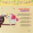 thumbnail image 5 of Bird Toy Unicorn Shape Pinata Fetch-It Pets Foraging Bird Chewing Toy - Medium to Large Sized Birds Decor African Grey Ringneck Conure Quaker Calque Pionus Cockatiel Senegal Parrot (9.5x7.5x2.5 Inch), 5 of 7