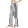 thumbnail image 2 of X-Large Women's Comfy Casual Pajama Pants Stretch Fabric Suitable for Yoga Pants Hippie Pants，The Best Holiday Gifts for Women Hexagon, 2 of 7