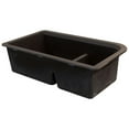 thumbnail image 2 of Transolid 31" x 18" Under Mount Dominica Ragusa Granite Kitchen Sink, Available in Various Colors, 2 of 3