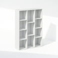 thumbnail image 1 of Furinno Reed 11-Cube Multipurpose Open Shelf Clothing & Closet Storage Organization, White, 1 of 1