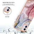 thumbnail image 5 of Designed for iPhone 11 Marble Case, Ultra Thin Girls Women Plating Marble Designed Flexible Soft TPU IMD Marble Protective Case Cover for iPhone 11 - Rose, 5 of 6