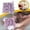 Purple, variant on Exfoliating Shower Loofah Sponge with Integrated Soap Pouch and Maker for Deep Cleansing Body and Back Scrubbing