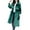 Blue, variant on JMKQLZ Women's New Casual Fashion In The Long Thin Coat Temperament Casual Coat, White, Size: XL