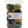 thumbnail image 1 of Wool Roving 12" .25oz 8/Pkg-Woodsy, 1 of 2
