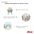 thumbnail image 3 of Silla Alta 4 en 1 Grow with me Azul Verde D'Bebé 83-4, 3 of 5