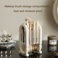 thumbnail image 4 of Holder Makeup Brush Organizer Cosmetic Brush Holder Stand With Compartments For Eyebrow Pencil Lipstick Makeup Brush Pen Storage, 4 of 7