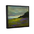 thumbnail image 3 of Stupell Industries Seaside Purple Meadow Flowers Painting Jet Black Floating Framed Canvas Print Wall Art, Design by Sheila Finch, 3 of 6