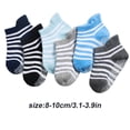 thumbnail image 3 of 6 Pcs Bas pour Enfants avec Bonne Élasticité Confortables à Porter Style Simple Bonne Fabrication Chaussettes Croisées Homme 8-10, 3 of 6