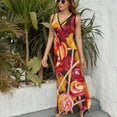 thumbnail image 6 of Pastel Rainbow Lollipop Sleeveless Dress Dresses Women Summer Evening Dresses Ladies Bohemia Long Dresses, 6 of 9