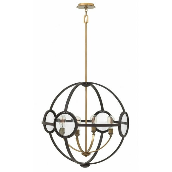 Hinkley Lighting - Fulham - 4 Light Medium Orb Chandelier in Mid-Century Modern