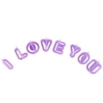 thumbnail image 3 of unbranded 40Ud Cortadores De Galletas Letras Y Números Con Superficie Antiadherente Morado, 3 of 4