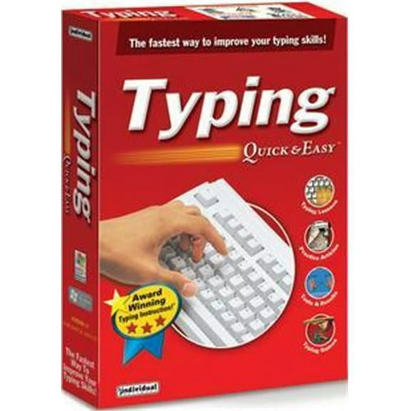 Individual Software Inc Typing Quick & Easy 17 (Win 2000 Xp Vista)