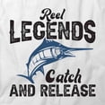 thumbnail image 2 of Reel Legends Catch and Release T-Shirt | Manly Hobbies White Tee Gift, 2 of 5
