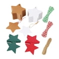 thumbnail image 2 of 160 etiquetas colgantes navideñas, etiquetas de regalo artesanales, etiquetas de cartón en para colgar en el de Navidad, decoraciones nav, 2 of 8
