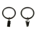 thumbnail image 3 of 1.25" Black Curtain Rings, by PlusCasa (10 Pack), 3 of 3