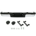 thumbnail image 5 of munirater Chrome Rear Bumper Assembly Steel without Sensor Hole Replacement for 2009-2014 F150 9L3Z17906A, 5 of 5