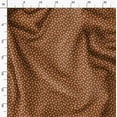 thumbnail image 3 of Soimoi Brown Japan Crepe Satin Fabric Shells Ocean Print Fabric by the Yard 42 Inch Wide, 3 of 6